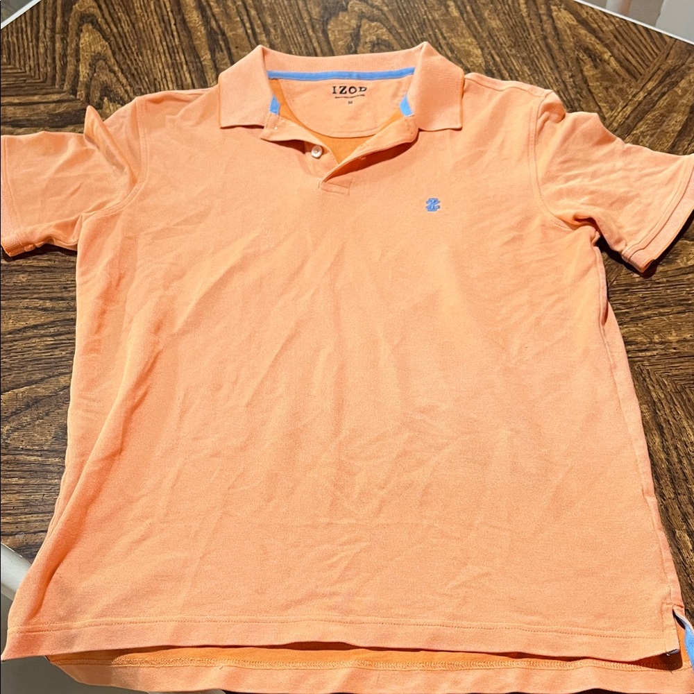 Izod Men's Peach Polo Shirt
